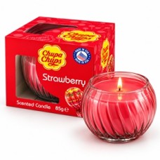 CHUPA CHUPS BOUGIE PARFUMÉE À LA FRAISE 85G 8/BOÎTE